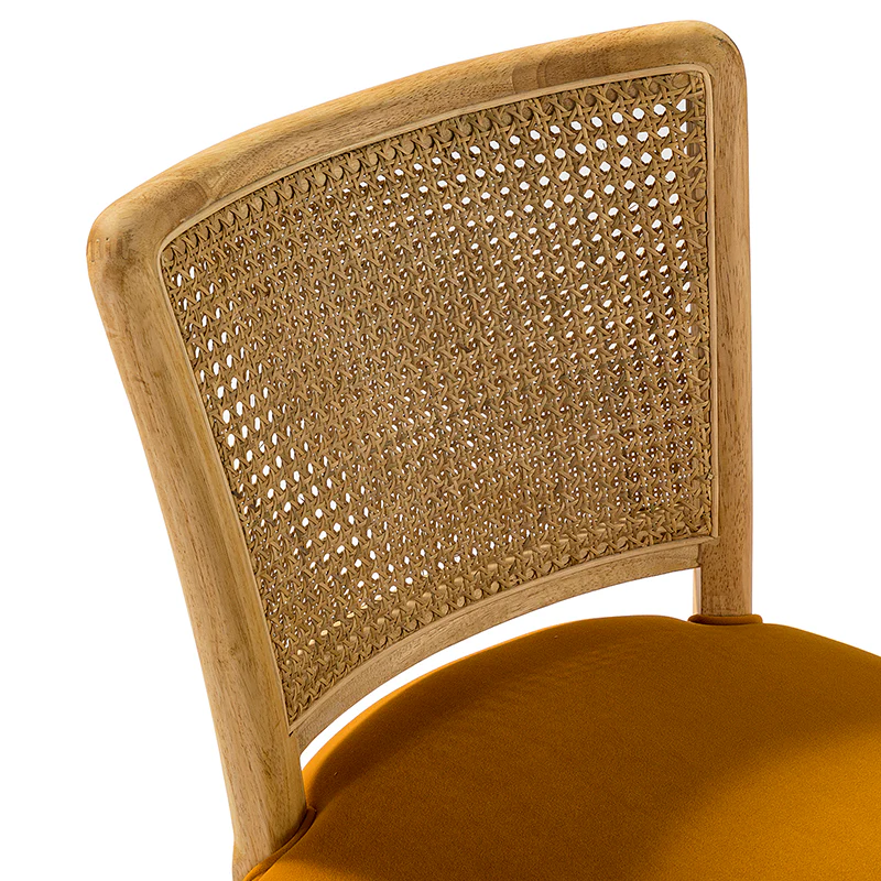 Blanca Cane Task Vanity Table Chair