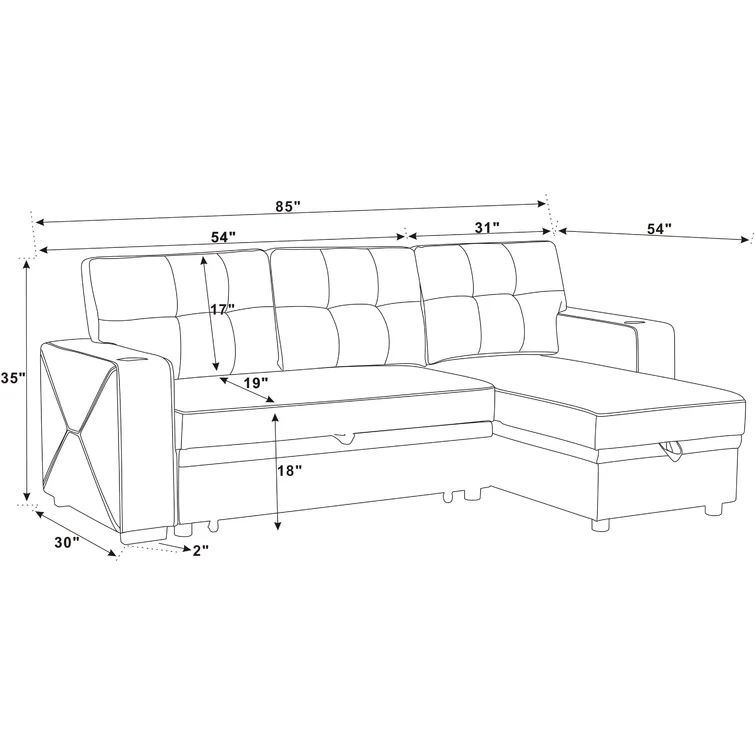 Abby-Gayle 2 - Piece Upholstered Sectional