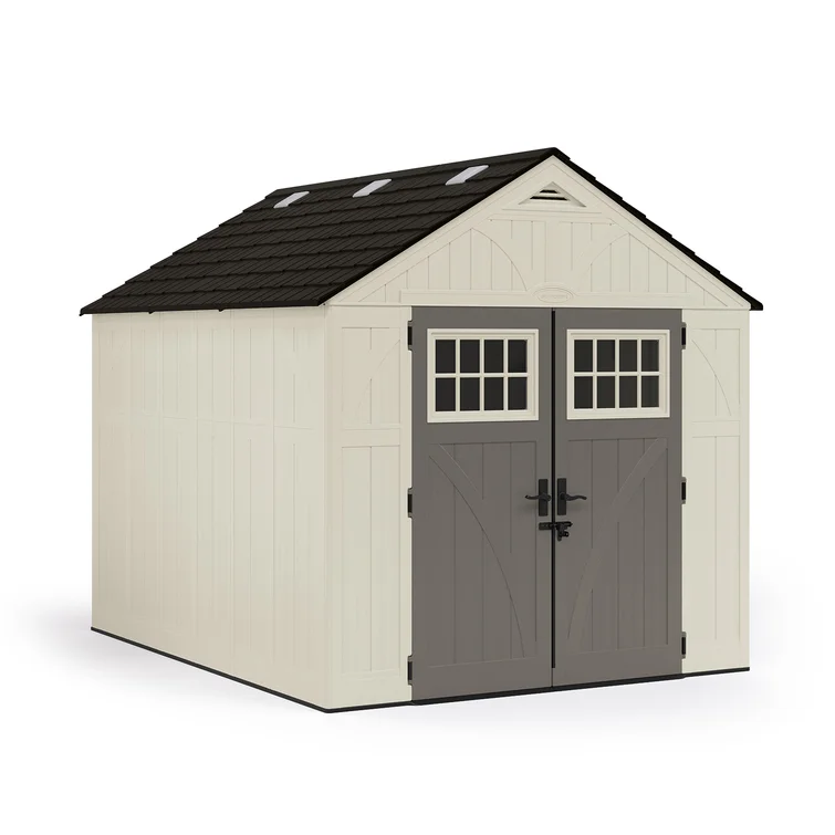 Suncast Outdoor Vanilla Resin Storage Shed