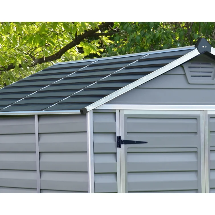 Skylight 6 Ft. W x 7.5 Ft. D Polycarbonate Storage Shed