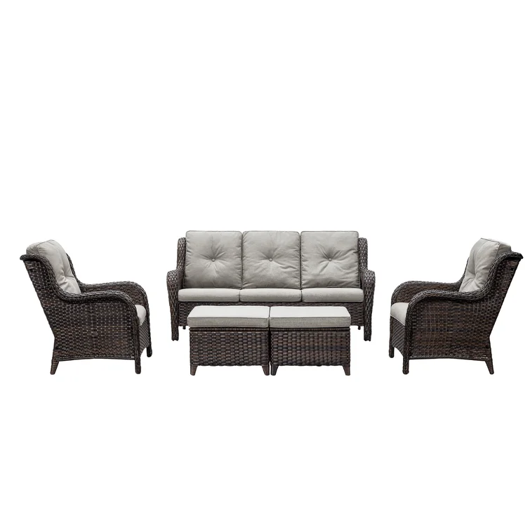 Carolina 7 - Person Outdoor Seating Group with Cushions