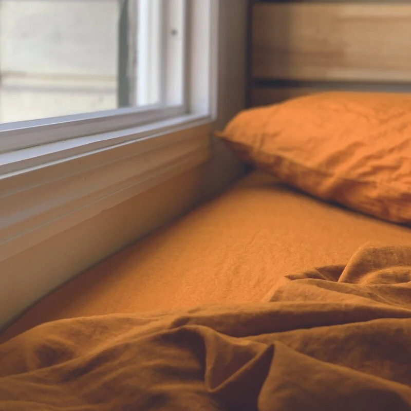 Laurel & Mayfair Linen Cotton Sheet Set, Camel