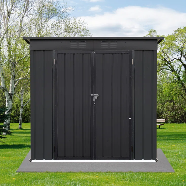 Louella 4 Ft. W X 6 Ft. D Metal Tool Shed