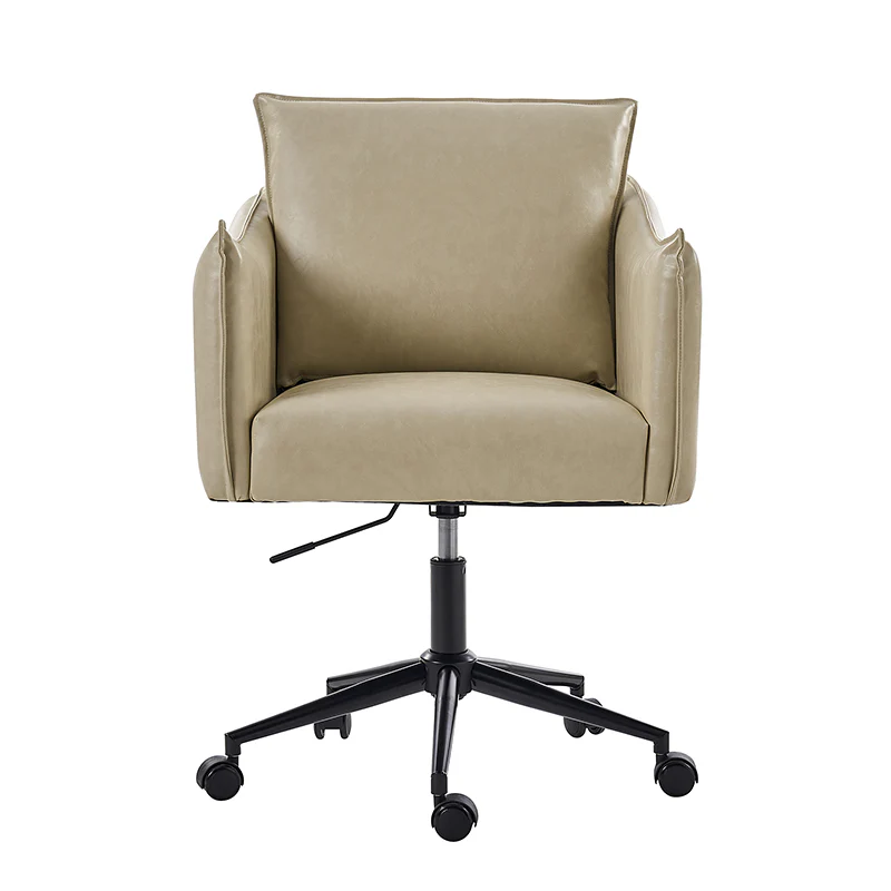 Fabius Mid-Century Modern Height-Adjustable Swivel Office Chair