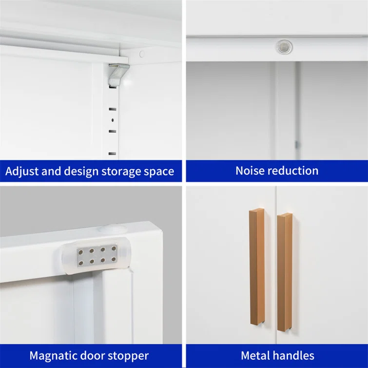 Metal Single Storage Cabinet ( 32'' H x 31'' W x 16'' D)