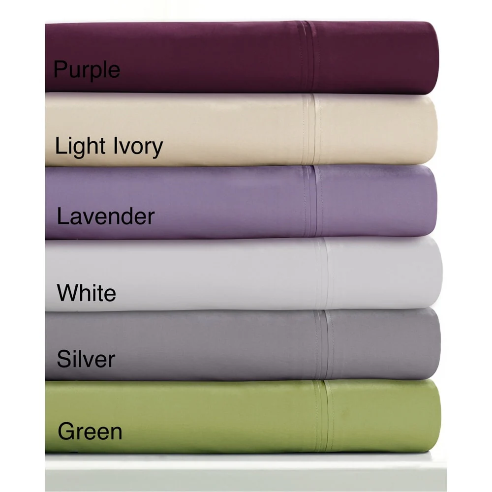 350 Thread Count Cotton Percale Solid Pillowcases