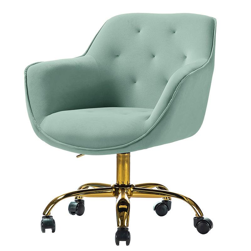 Jovida Velvet Tufted Office Chair
