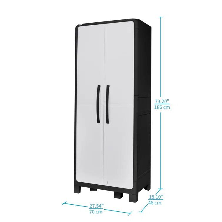 Boydton 73.2" H x 27.54" W x 18.10" D Storage Cabinet