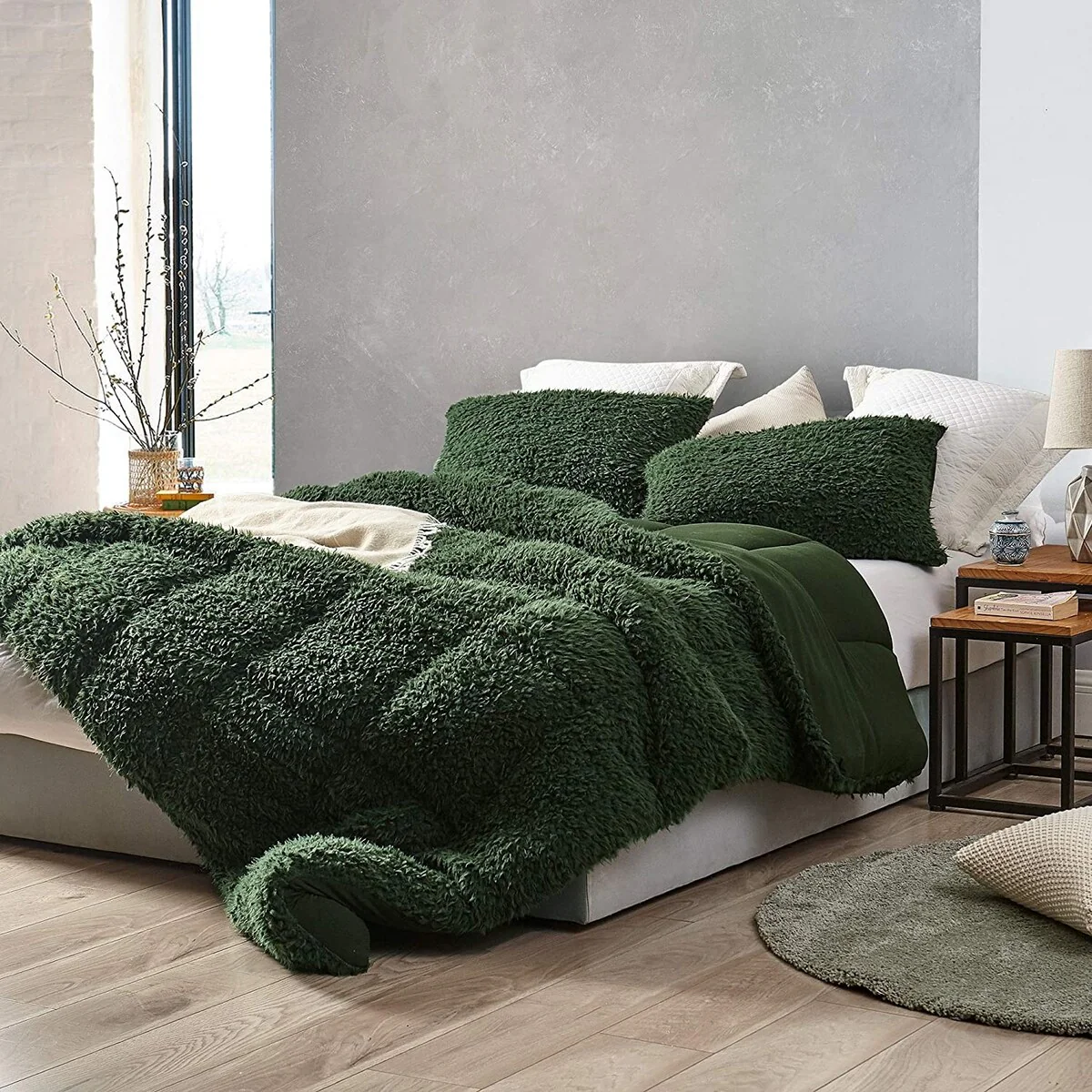 Grown Man Stuff - Coma Inducer? Oversized Comforter - Kombu Green