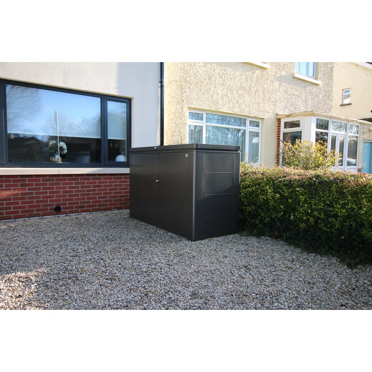 Biohort Highboard 200 7 ft. W x 3 ft. D Galvanized Steel Garage Shed