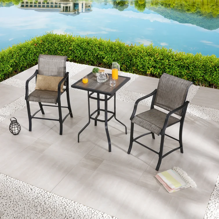 Fredreick 2 - Person Square Outdoor Dining Set