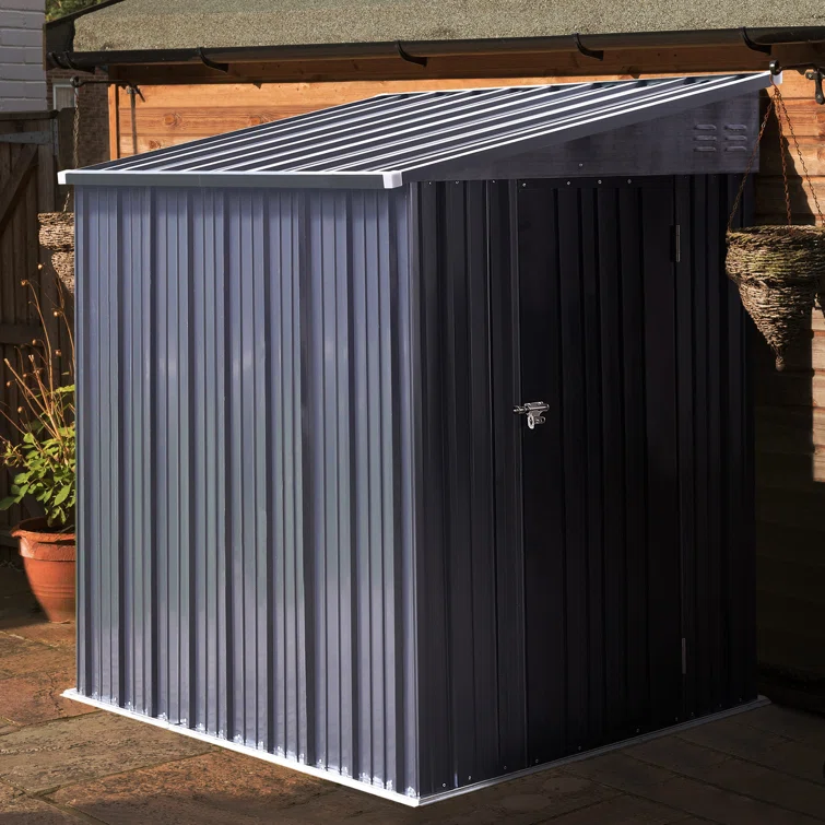 Metal Lean-to Storage Shed Multiple Sizes