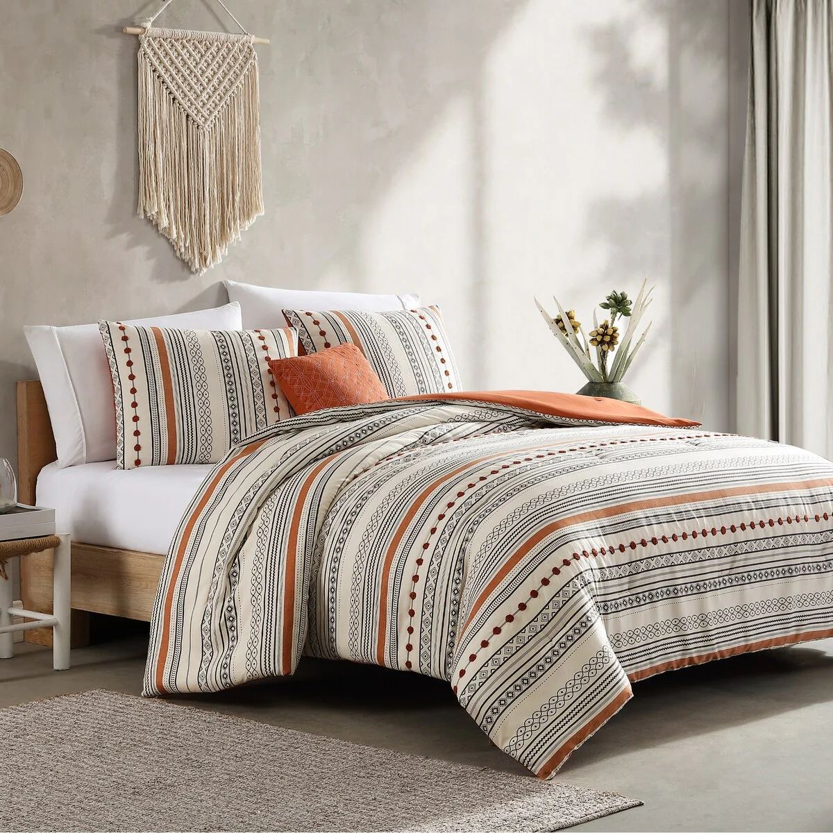 Modern Threads Layne 4-Piece Printed Comforter Set