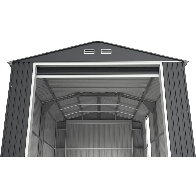Imperial 12 ft. W x 20 ft. D Metal Garage Shed