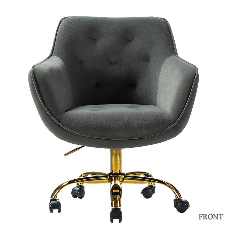 Jovida Velvet Tufted Office Chair