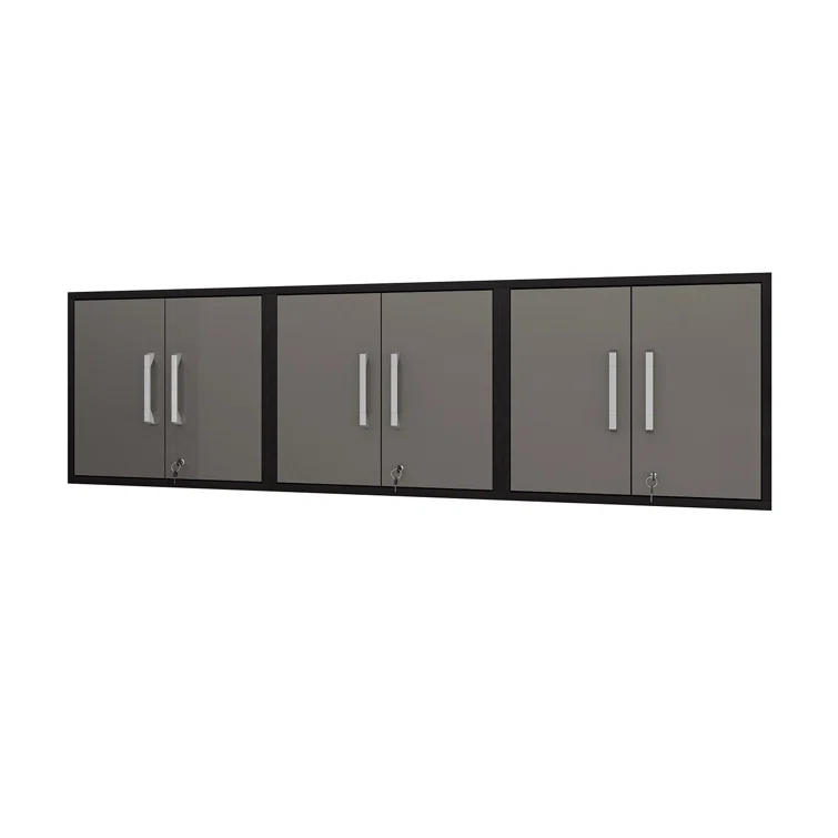 Aseem 3 Piece Single Storage Cabinet ( 25.59'' H x 85.05'' W x 14.96'' D)<!-- --> <!-- -->(Set of 3)