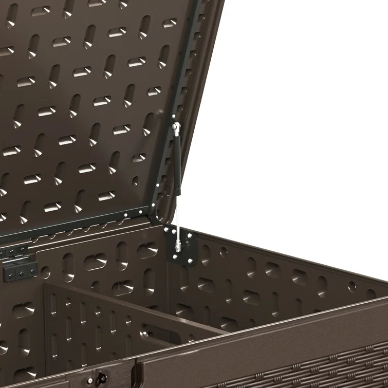 Edrosie Inc 233 Gallons Water Resistant Resin Lockable Deck Box