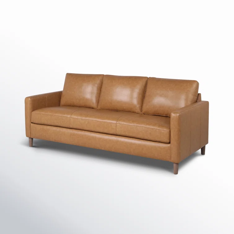 Portland 80.5'' Leather Sofa