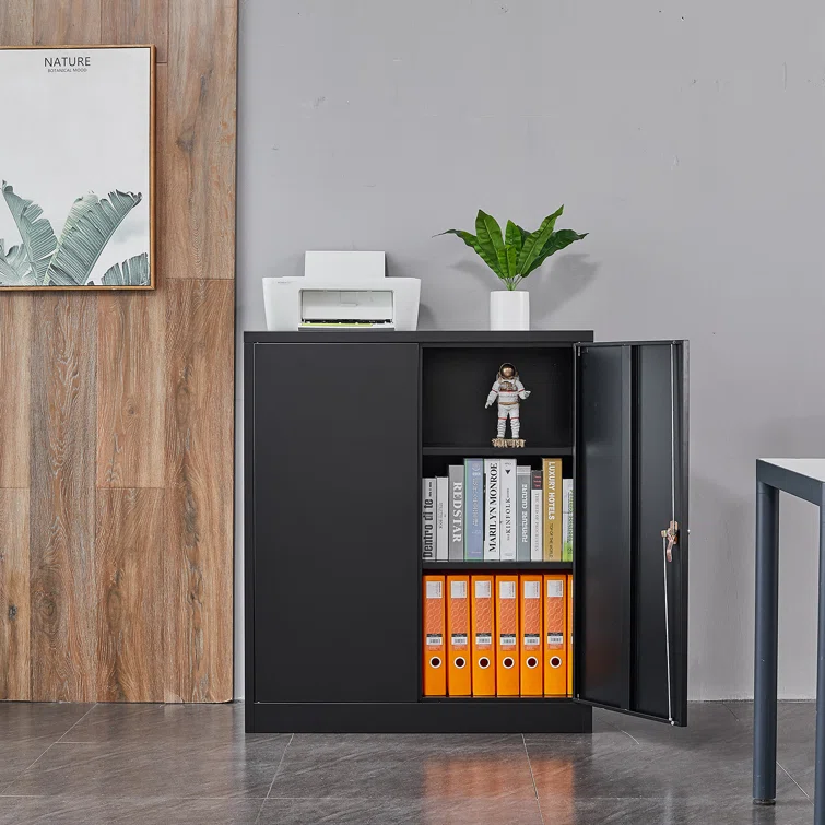 Menoher Steel Single Storage Cabinet ( 42'' H x 36'' W x 18'' D)