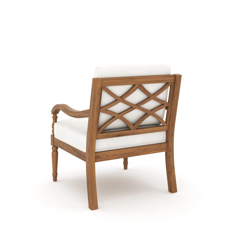 Deltrick 3-Piece Wood Patio Conversation Set