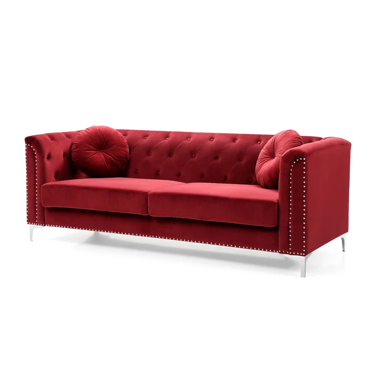 Locker 83'' Upholstered Sofa