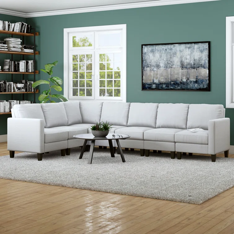 Swick 7 - Piece Upholstered Sectional