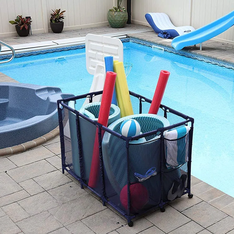 Essentially Yours 50'' W 0 Gallons Water Resistant Plastic Deck Box with Wheels