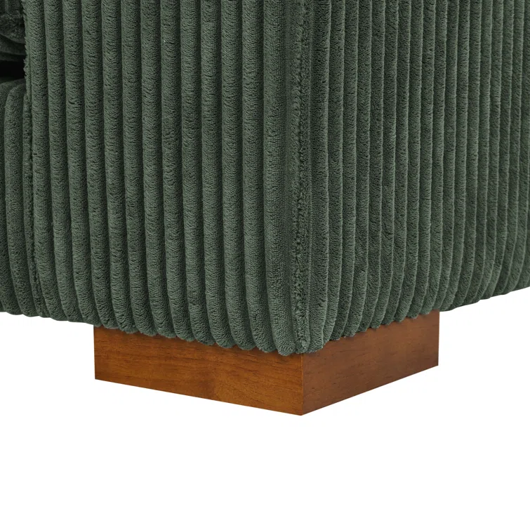 2 - Piece Corduroy Sectional