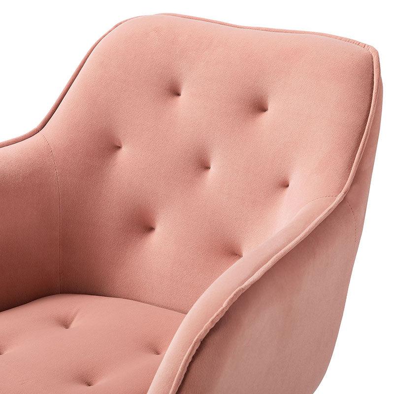 Jovida Velvet Tufted Office Chair