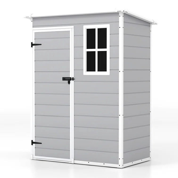 5 ft. W x 3 ft. D Plastic Storage Shed
