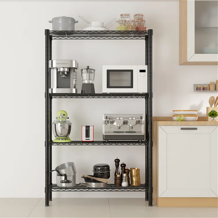 Kadlec 35'' W Metal Shelving Unit