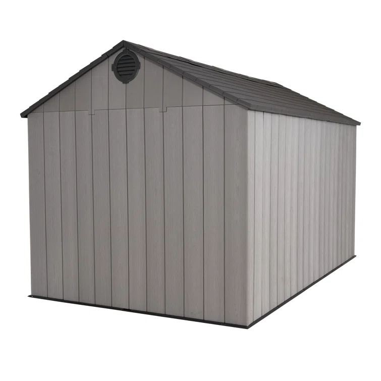 8 Ft. x 12.5 Ft. High-Density Polyethylene (Plastic) Steel Reinforced Outdoor Storage Shed