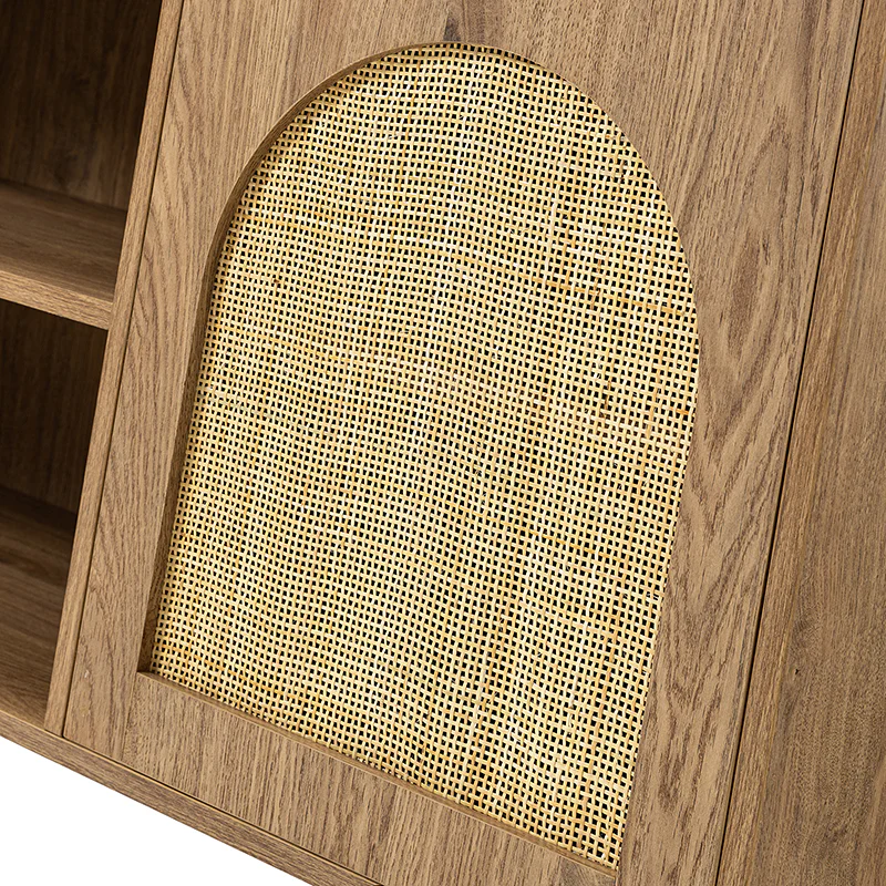 Norbert TV Stand Rattan for TVs up to 65