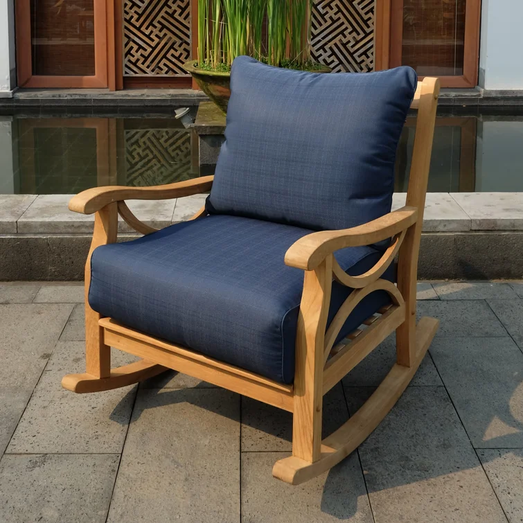 Brunswick Teak 2 - Person Outdoor Seating Group with Cushions