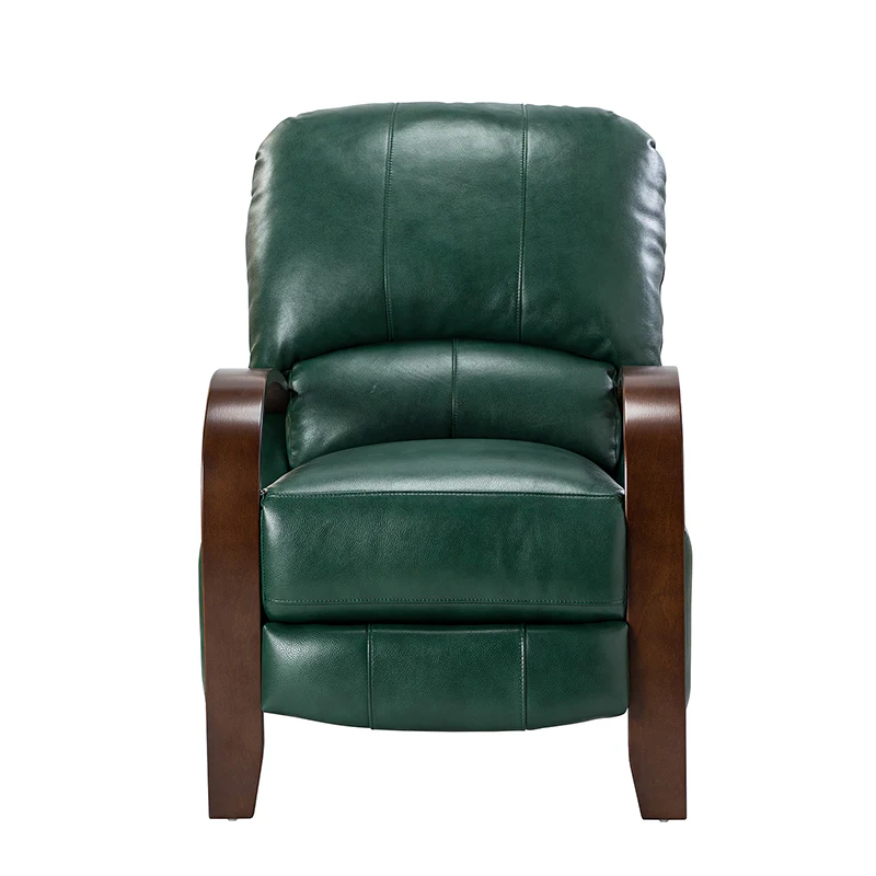 Melisa Genuine Leather Manual Recliner