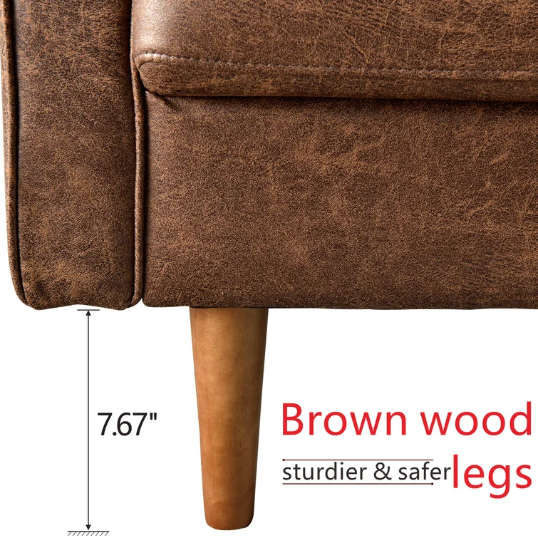 Fiorillo 69.68" Square Arm Loveseat