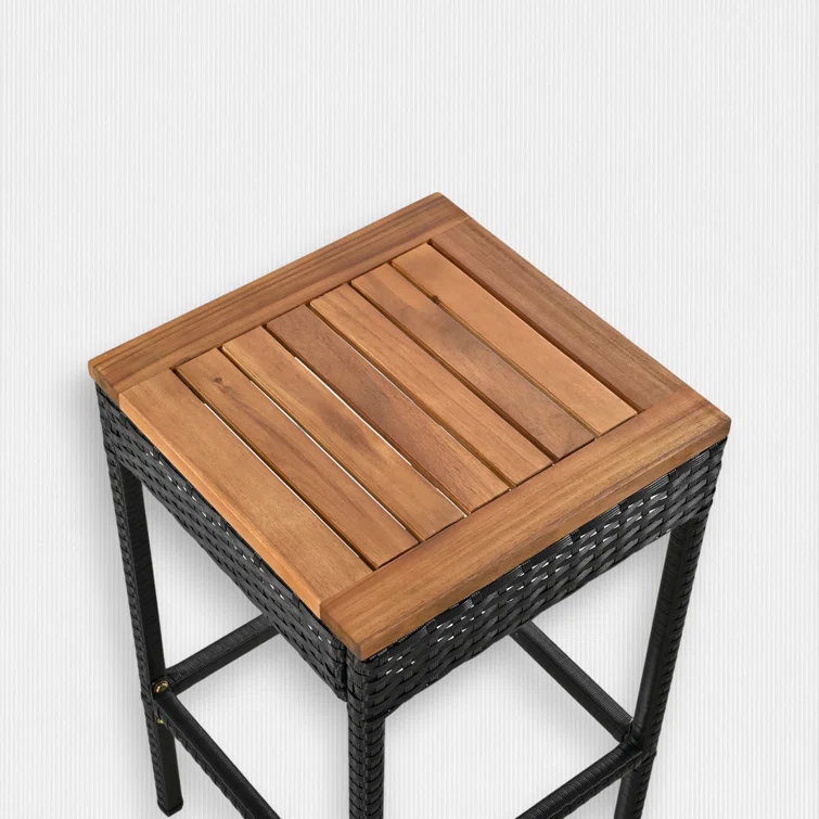 Llanas 4 - Person Rectangular Outdoor Dining Set with Cushions