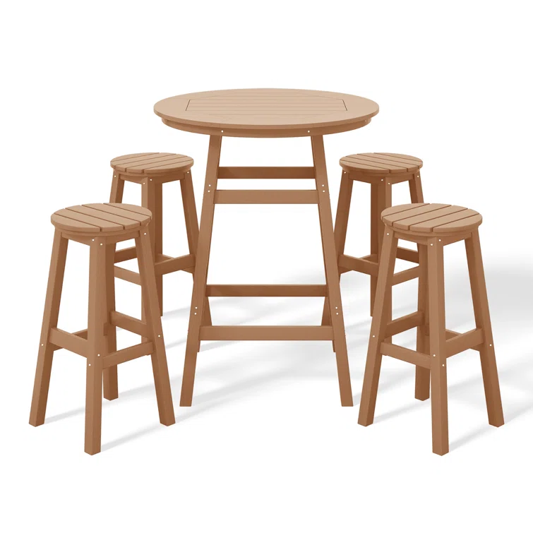 Jabus 5-Piece Round Bar Set
