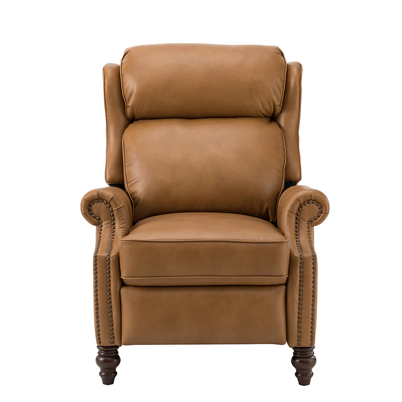 Lucina Genuine Leather Manual Recliner