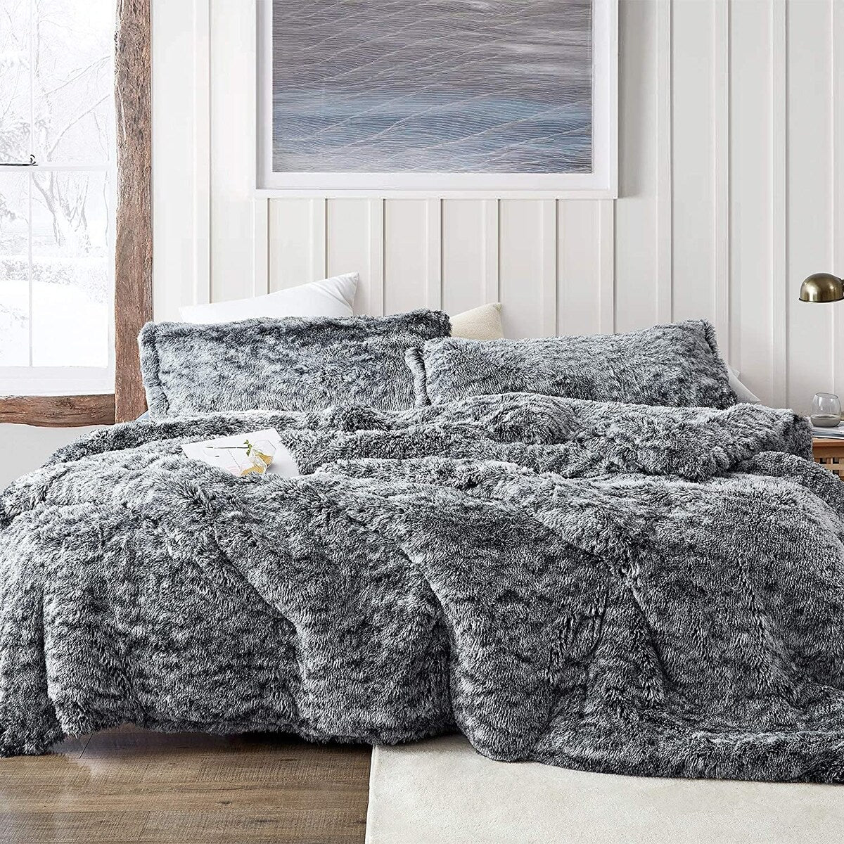 Are You Kidding - Coma Inducer? Oversized Comforter Set - Peppered Black