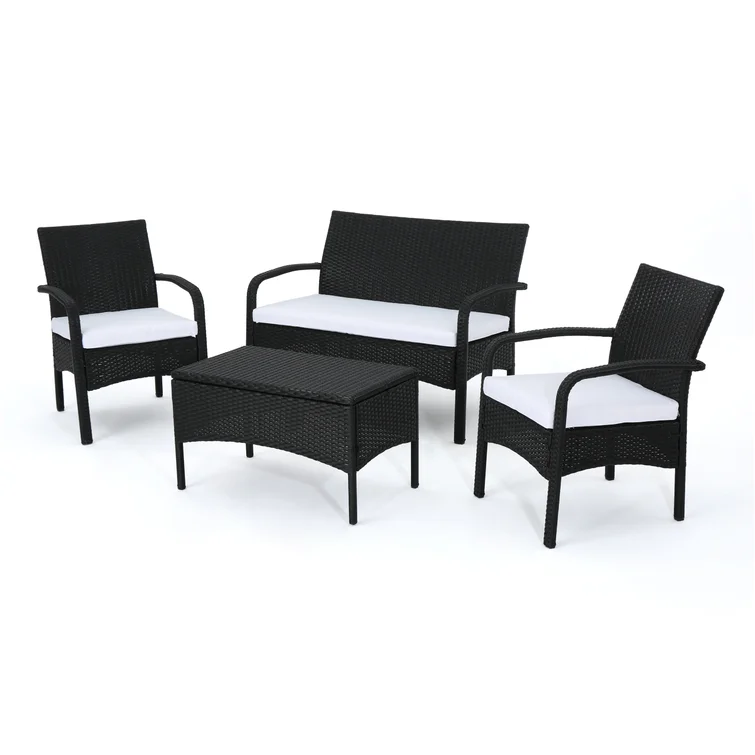 Berthony 4 - Person Outdoor Seating Group with Cushions