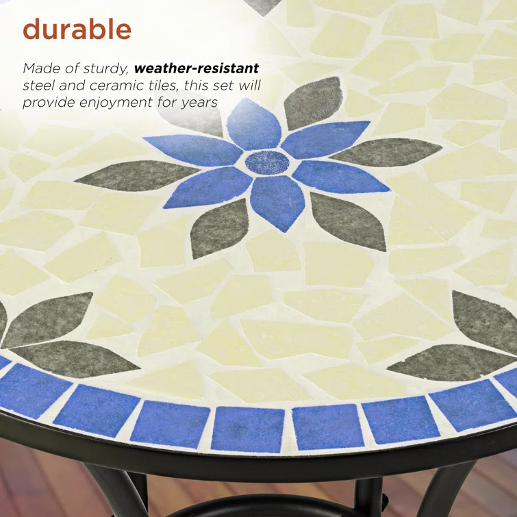 2 - Person Round Outdoor Dining Set