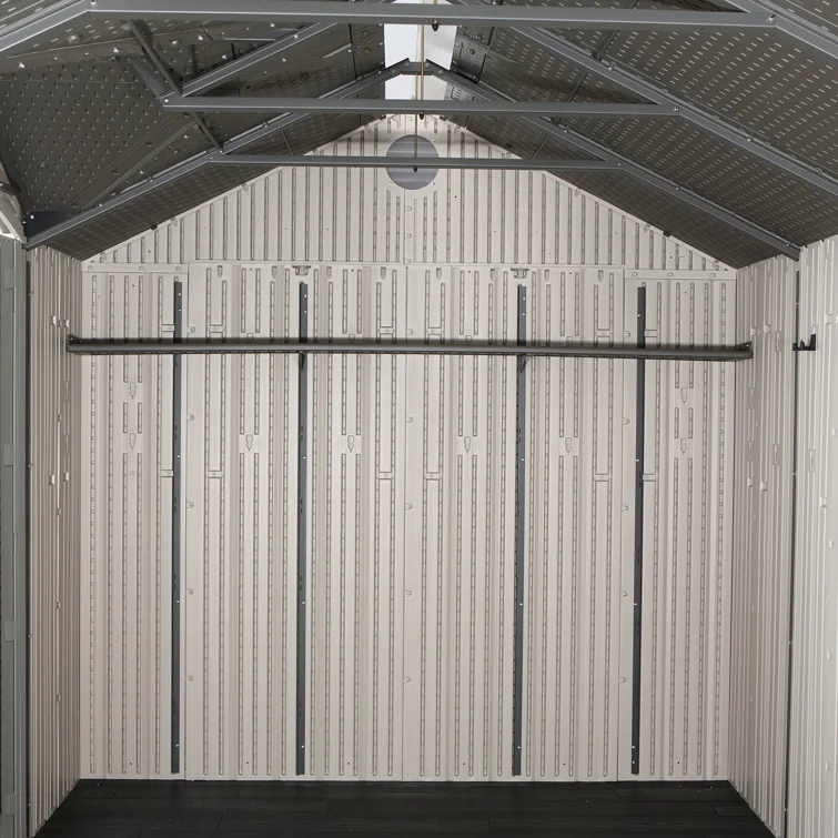 17.5 Ft. x 8 Ft. High-Density Polyethylene (Plastic) Steel Reinforced Outdoor Storage Shed