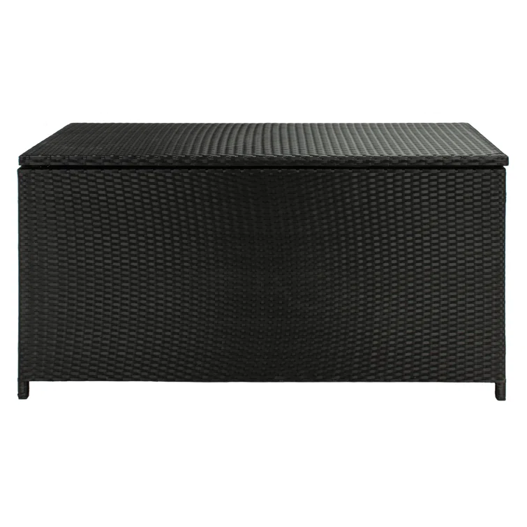 Latitude Run® Oliveira 46.5'' W 50 Gallons Water Resistant Wicker Deck Box