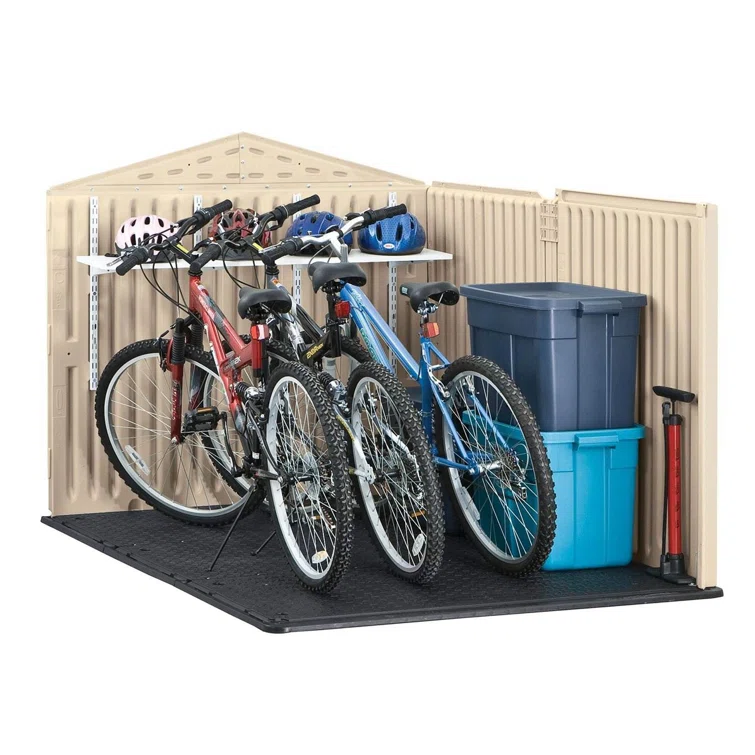 5 ft. W x 6 ft. D Plastic Storage Shed