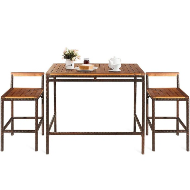 2 - Person Rectangular Outdoor Dining Set