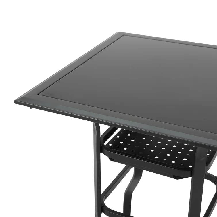 Lincolnwood Square 4 - Person Bistro Dining Set with Cushions