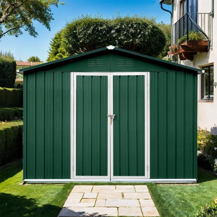 Outdoor Metal Storage Shed - Garden Shelter