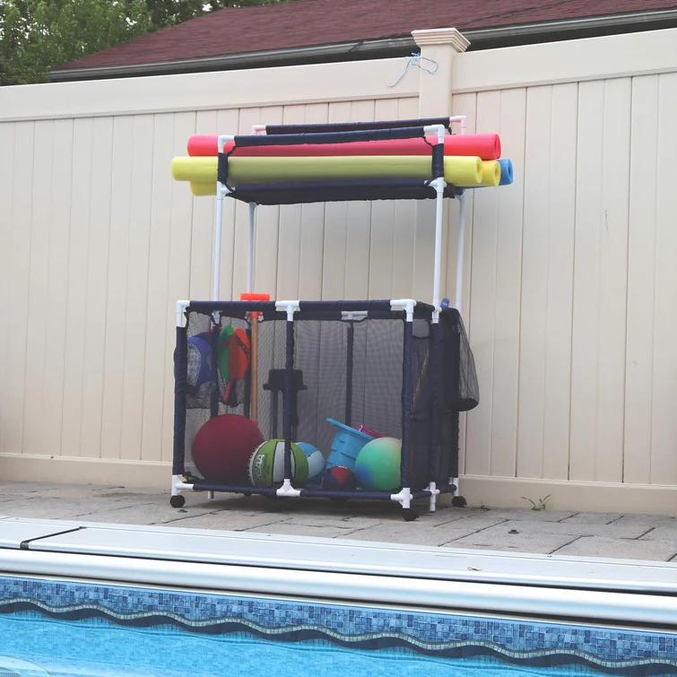 Essentially Yours 37'' W 0 Gallons Water Resistant Plastic Deck Box with Wheels