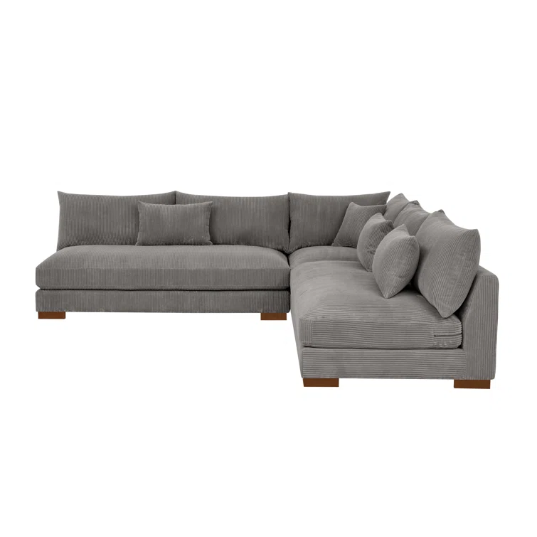 Caileigh 3 - Piece Corduroy Sectional